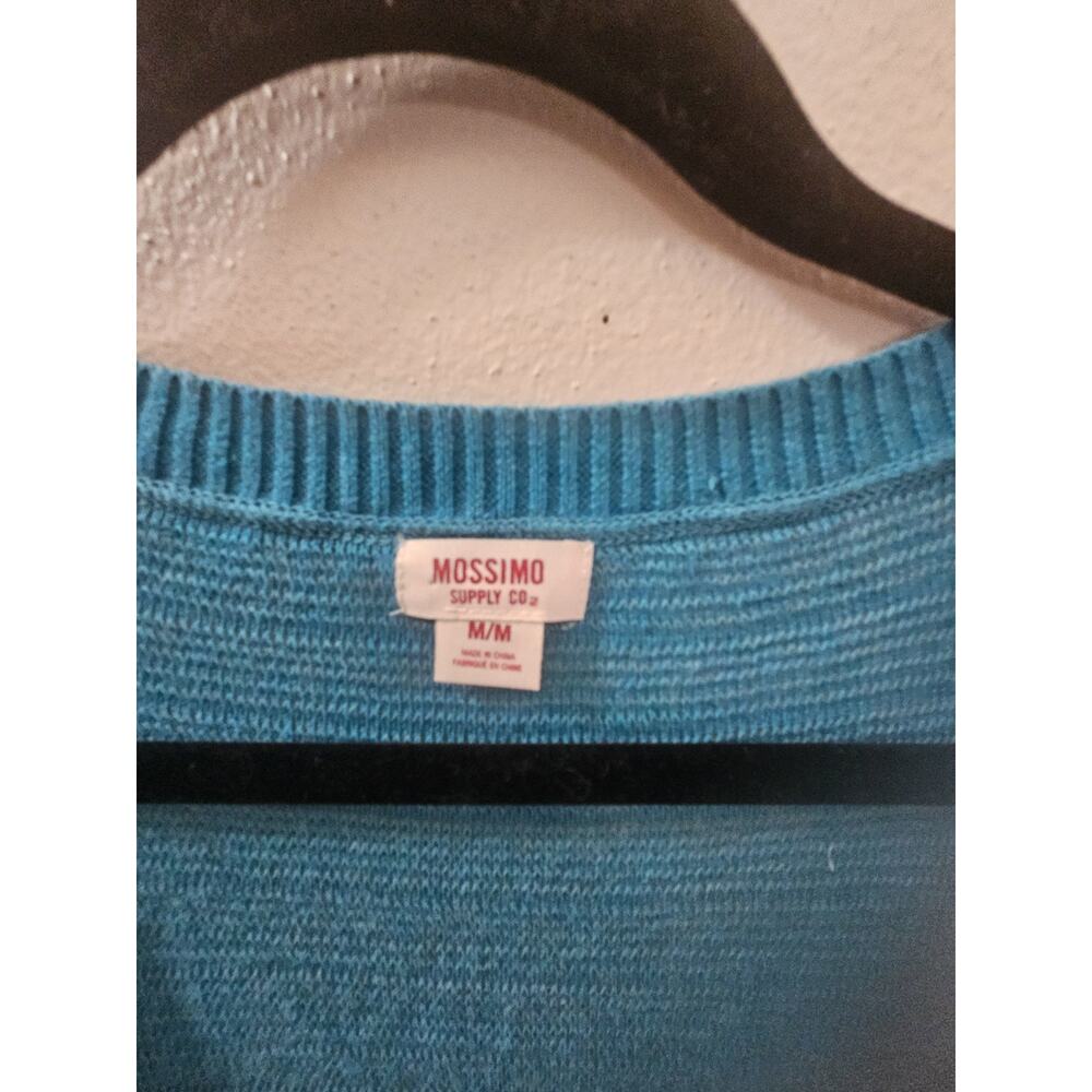 Teal Cardigan - Lightweight - Size Medium - Short Sleeve - Mossimo - Button Down - Picture 3 of 5